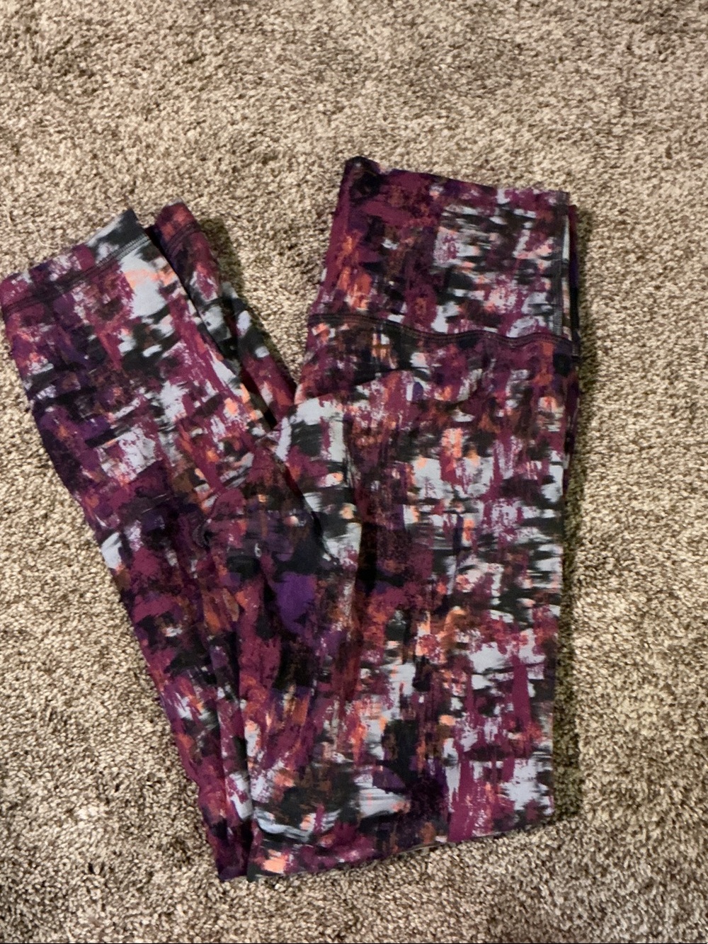 lululemon athletica Olive Green Legging with Size Dot